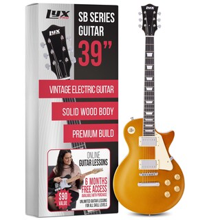 Foto 1 | Foto 1 | Guitarra Eléctrica Lyxpro Sb Series 39'' Estilo Lp Caoba - Venta Internacional.