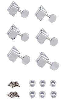 Foto 4 | Foto 4 | Afinadoras De Guitarra Fender 70s F Style Chrome, Juego De 6 - Venta Internacional.