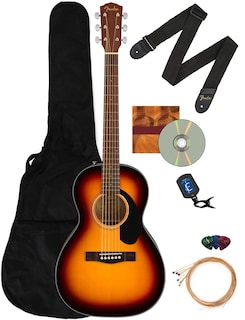 Foto 1 | Foto 1 | Guitarra Acústica Fender Cp-60s Tamaño Salón Con Accesorios - Venta Internacional.