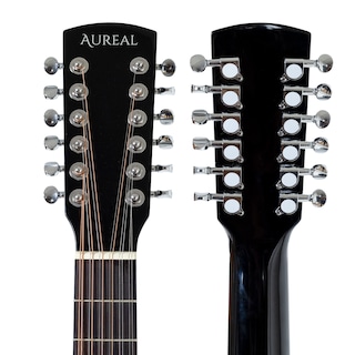 Foto 4 | Foto 4 | Guitarra Electroacustica Aureal 12 Cuerdas Aag-12st Bl Black