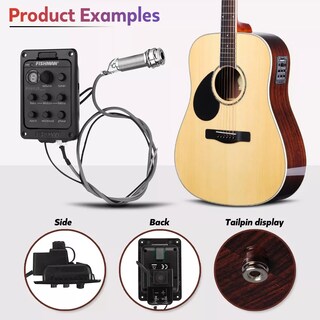 Foto 2 | Foto 2 | Pastillas De Guitarra Acústica Mic Beat Eo Safe Imports Esi-10904 Negro