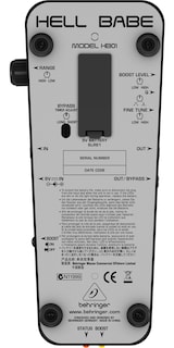 Foto 4 | Foto 4 | Pedal Wah Hellbabe Behringer Hb01 Color Negro