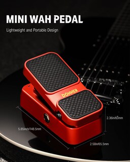 Foto 6 | Foto 6 | Pedal De Volumen Guitar Wah Donner Vowel 2 En 1 Eléctrico Mini - Venta Internacional.