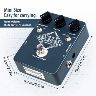 Foto 6 | Foto 6 | Pedal De Efectos De Guitarra Distorsionado Joyo Splinter Jf-21 Mosfet - Venta Internacional.