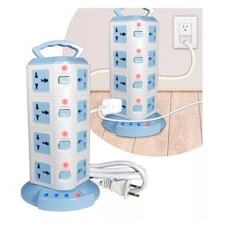 Foto 2 | Foto 2 | Torre Multicontacto Vertical con 16 Tomas y 3 Entradas Usb Eo Safe Imports Esi-11018 Blanco
