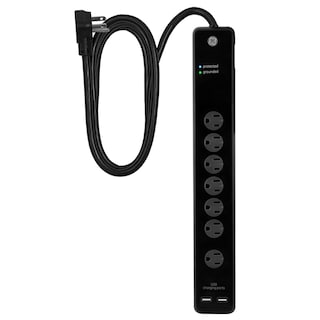 Foto 1 | Foto 1 | Protector Contra Sobretensiones Ge Power Strip De 7 Salidas, 2 Usb 1500j, Cable De 4 Pies - Venta Internacional.