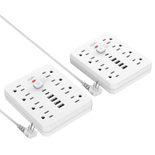 Foto 1 | Foto 1 | Protector Contra Sobretensiones Power Strip Jouleloom, 8 Salidas, 4 Usb, 2 Usb C - Venta Internacional.