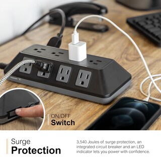 Foto 7 | Foto 7 | Protector Contra Sobretensiones Ge Ultrapro 3540j De 12 Salidas Con Cable De 2,4 M - Venta Internacional.