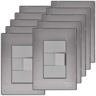 Foto 1 | Foto 1 | Placa Con Timbre Ventdepot Mxiuo-006 10 Piezas Plateado