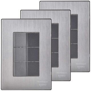 Foto 1 | Foto 1 | Apagador Armado Ventdepot Mxium-003 3 Piezas Plateado