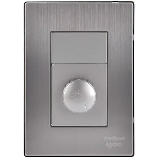 Foto 1 | Foto 1 | Atenuador De Pared Con Placa Ventdepot Mxiul-001 1 Pieza Plateado