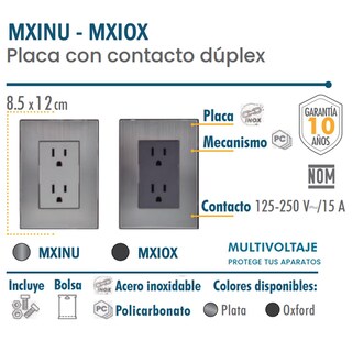 Foto 3 | Foto 3 | Placa Armada Ventdepot Mxiox-005 5 Piezas Plateado
