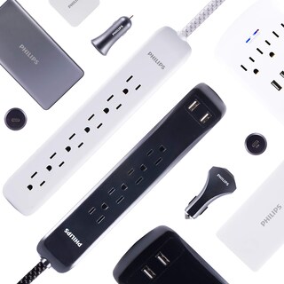 Foto 7 | Foto 7 | Protector Contra Sobretensiones Philips Spc3064bg/37 6 Enchufes - Venta Internacional.