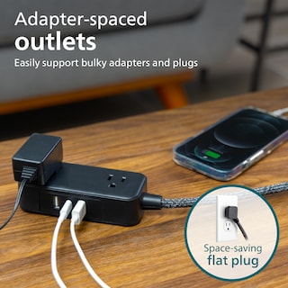 Foto 4 | Foto 4 | Cable De Extensión Philips Sps3564b/37 2 Salidas 1 Usb-c 2 Usb-a - Venta Internacional.
