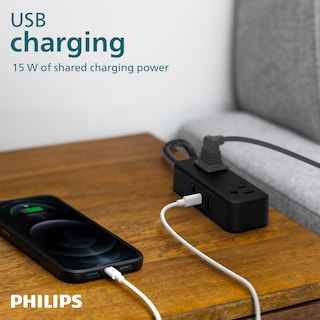 Foto 5 | Foto 5 | Cable De Extensión Philips Sps3564b/37 2 Salidas 1 Usb-c 2 Usb-a - Venta Internacional.