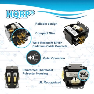 Foto 5 | Foto 5 | Contactor Hqrp De 4 Polos 40 A 120 V Ac 40 Amperios Certificado Ul - Venta Internacional.