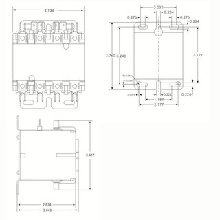 Foto 7 | Foto 7 | Contactor Hqrp De 4 Polos 40 A 120 V Ac 40 Amperios Certificado Ul - Venta Internacional.