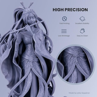 Foto 3 | Foto 3 | Impresora 3d De Resina Elegoo 8k, Lavable En Agua, 1000 G, Color Blanco Ahumado - Venta Internacional.