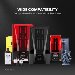 Foto 6 | Foto 6 | Impresora 3d De Resina Elegoo Tipo Abs 3.0 405 Nm, 2 Kg, Color Rojo Transparente - Venta Internacional.