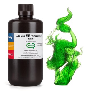 Foto 1 | Foto 1 | Impresora 3d De Resina Elegoo Tipo Abs 3.0 405 Nm 1000 G, Verde Transparente - Venta Internacional.