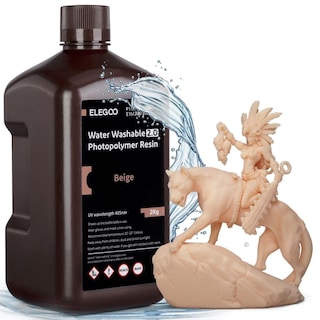 Foto 1 | Foto 1 | Impresora 3d De Resina Elegoo, Lavable Con Agua 2.0, 2000 G, Color Beige - Venta Internacional.