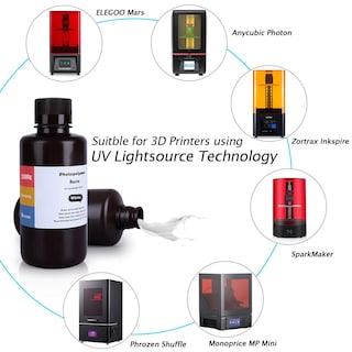 Foto 7 | Foto 7 | Impresora 3d De Resina Elegoo, Lcd Tipo Abs, Curado Uv, 1 Kg, Blanca - Venta Internacional.