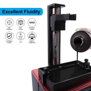 Foto 2 | Foto 2 | Impresora 3d De Resina Elegoo Standard Lcd 405nm Uv 1l Negra - Venta Internacional.
