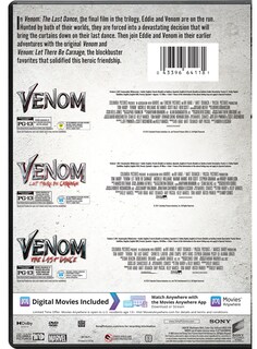 Foto 2 | Foto 2 | Colección de Dvd Sony Pictures Venom Trilogy + Digital - Venta Internacional