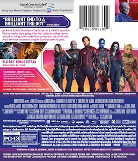 Foto 2 | Foto 2 | Blu-ray Guardianes De La Galaxia: Vol 3 - Venta Internacional.