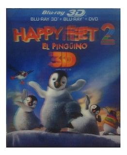 Foto 1 | Foto 1 | Película en Blu-ray 3D + Blu-ray + DVD Happy Feet 2: El Pingüino