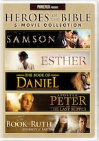 Colección De 5 Películas De Los Héroes De La Biblia En Dvd Universal - Venta Internacional.