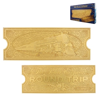 Foto 1 | Foto 1 | Billete Coleccionable Fanattik The Polar Express Chapado En Oro De 24 Quilates - Venta Internacional.