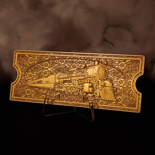Foto 3 | Foto 3 | Billete Coleccionable Fanattik The Polar Express Chapado En Oro De 24 Quilates - Venta Internacional.