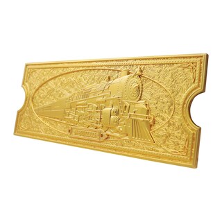 Foto 4 | Foto 4 | Billete Coleccionable Fanattik The Polar Express Chapado En Oro De 24 Quilates - Venta Internacional.