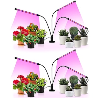 Foto 1 | Foto 1 | Luz Led Para Cultivo Ipower, 3 Cabezales, Espectro Rojo Y Azul Con Temporizador - Venta Internacional.