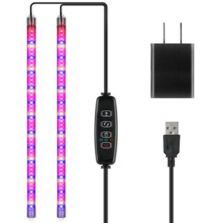 Foto 1 | Foto 1 | Luz Led Para Cultivo De Plantas Ipower, 20 W, Espectro Completo, 2 Tubos, 48 Led - Venta Internacional.