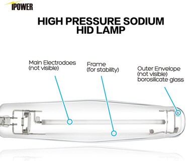 Foto 2 | Foto 2 | Bombilla Grow Light Ipower Hps De 1000 W Para El Crecimiento De Plantas, Paquete De 2 - Venta Internacional.