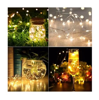 Foto 3 | Foto 3 | Led Solar Cadena Luces Exterior 20 M BELUG Blanco Cálido