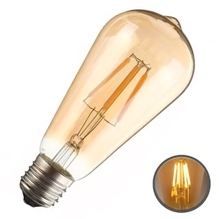 Foto 5 | Foto 5 | 20 Foco Edison Vintage Bulbo Led St64 4w