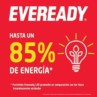 Foto 4 | Foto 4 | Foco Led Eveready Ahorrador 8w 800 Lúmenes Luz Blanca
