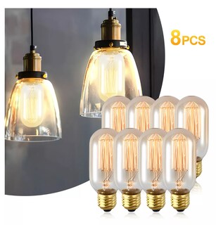 Foto 2 | Foto 2 | Focos Edison Led Luces Ámbar Bombillas E26/e27 8 Pzs