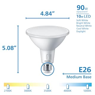 Foto 2 | Foto 2 | Spot Led Philips Par38 De Repuesto De 90 W, 900 Lúmenes, 5 Cct, Paquete De 4 - Venta Internacional.