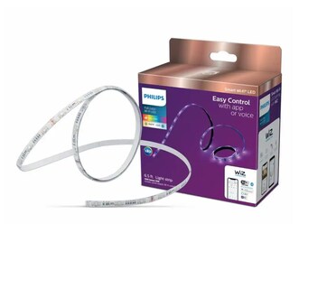 Foto 1 | Foto 1 | Kit De Inicio Smart Wi-fi Wiz Connected Con Tira De Luz Blanca Y Color Regulable, 2 M Philips - Venta Internacional.