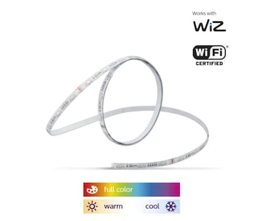 Foto 3 | Foto 3 | Kit De Inicio Smart Wi-fi Wiz Connected Con Tira De Luz Blanca Y Color Regulable, 2 M Philips - Venta Internacional.