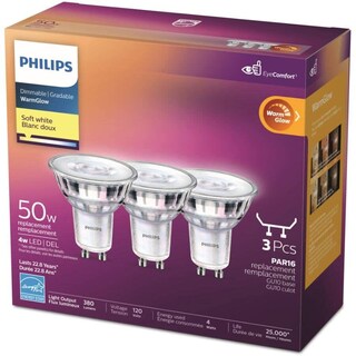 Foto 1 | Foto 1 | Paquete De 3 Bombillas Led Philips 4,5 W 400 Lm 2700 K-2200 K - Venta Internacional.