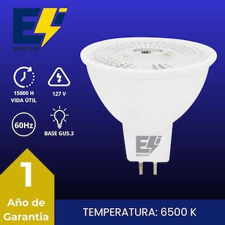 Foto 3 | Foto 3 | Electri Foco Led Gu5.3 Mr16 De 4w, Luz Blanca Fría 6500k, 320 Lúmenes