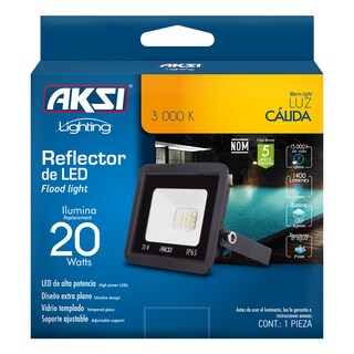 Foto 4 | Foto 4 | Pack De 4 Reflectores Led Aksi 20w Smd Ip65 Ultra Delgado Luz Cálida