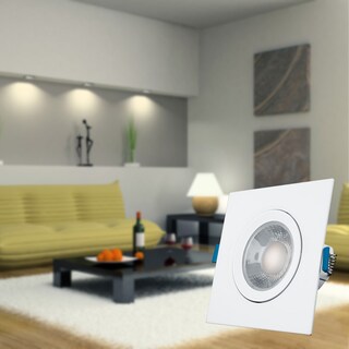 Foto 6 | Foto 6 | Pack De 6 Spots Aksi 3w Cuadrado Led Empotrable Dirigible Luz Blanca