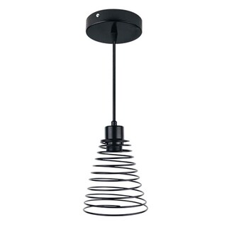 Foto 1 | Foto 1 | Lampara Colgante Aksi Spring Cono Negro