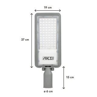 Foto 4 | Foto 4 | Luminario Suburbano Aksi Led Plano Aluminio 100w